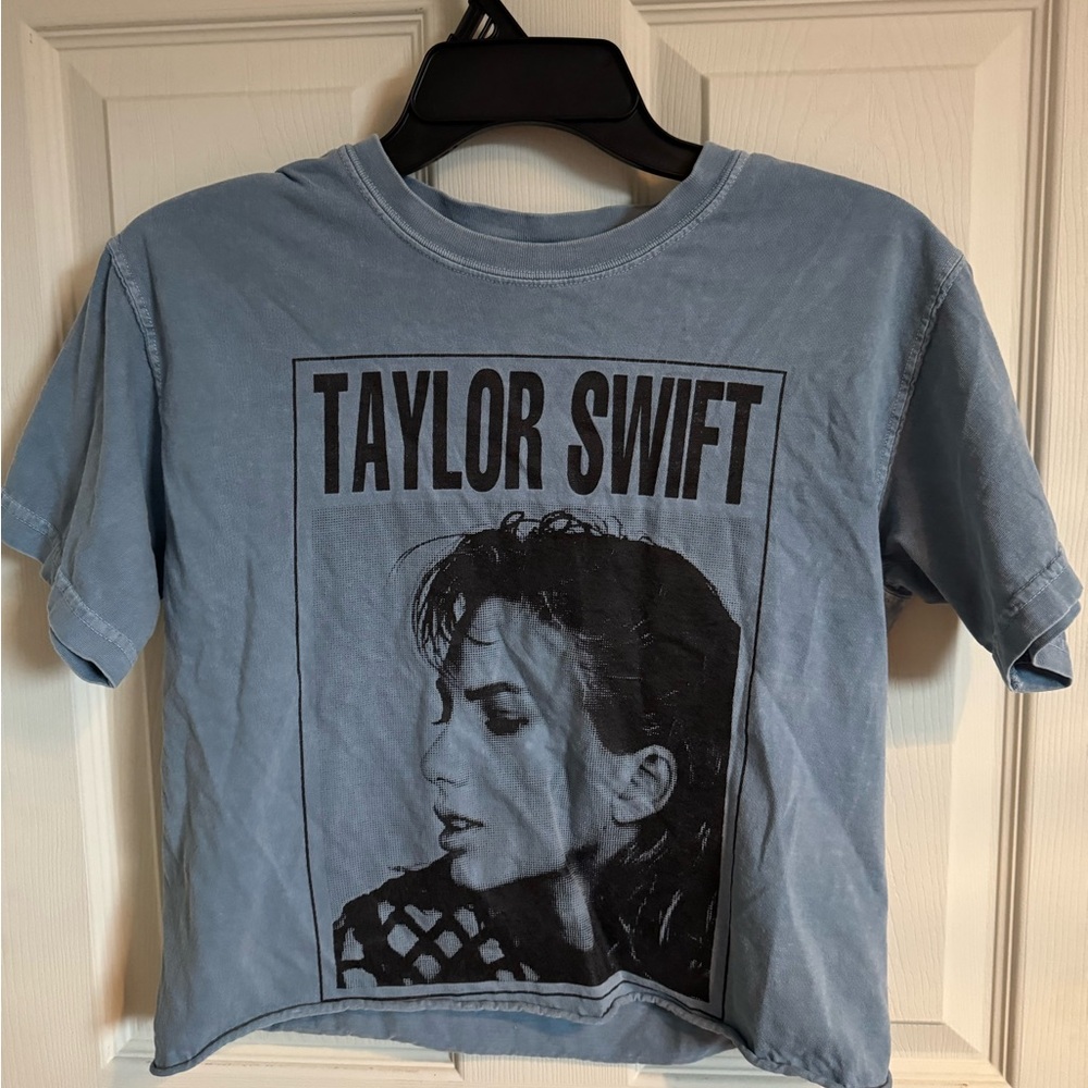 Taylor Swift Dusty Blue Graphic T shirt